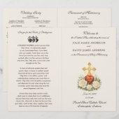 Programme de mariage traditionnel catholique du Sa (Devant / Derrière)