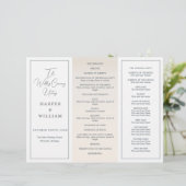 Programme de mariage triplé côtier (Debout devant)