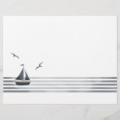 Programme de mariage triplé côtier (Dos)