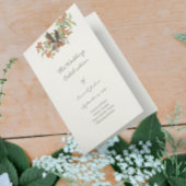 Programme de mariage triplé de la forêt enchantée 