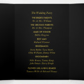 Programme de mariage Twilight Bokeh (Intérieur au milieu)