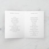 Programme de mariage végétal d'hiver (Intérieur)
