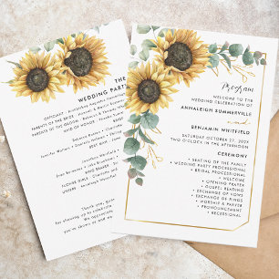 Programme de mariage végétal du tournesol