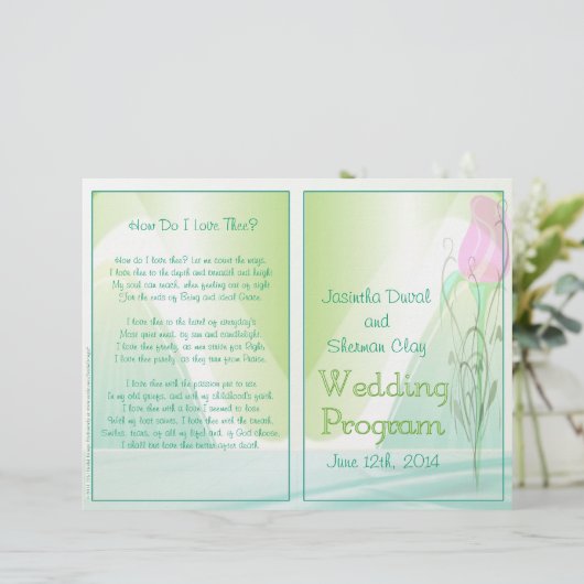 Programme de mariage (version non religieuse) (Debout devant)