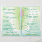 Programme de mariage (version non religieuse) (Dos)