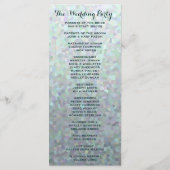 Programme de mariage vert irlandais (Dos)