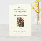 Programme de masse Mariage catholique traditionnel (Fleur jaune)