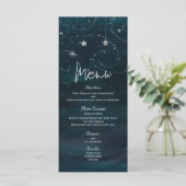 Programme de menu Tourbillons et étoiles du ciel é (Debout devant)