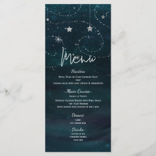 Programme de menu Tourbillons et étoiles du ciel é