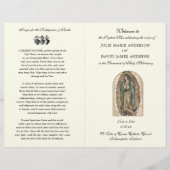 Programme de messe de mariage catholique de Guadal (Devant)