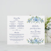 Programme de messe de mariage catholique Juliette (Debout devant)