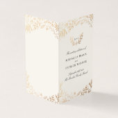 Programme de mini-mariage Fleurs de récolte (Outside)