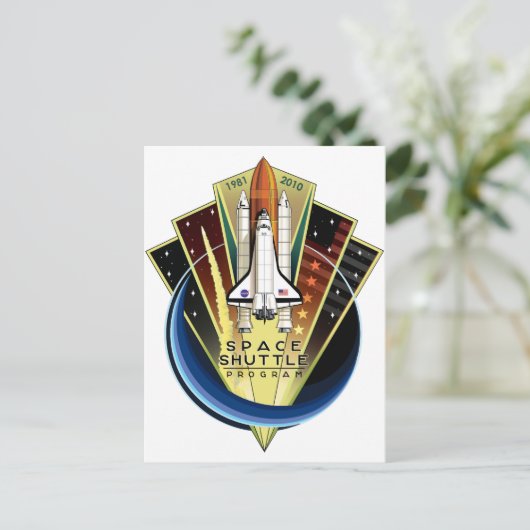 Programme de navette spatiale Patch commémoratif (Debout devant)