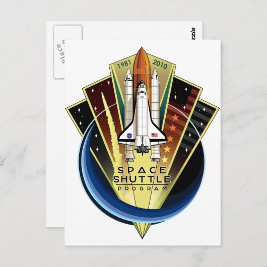 Programme de navette spatiale Patch commémoratif (Devant / Derrière)