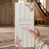 Programme de Nikah islamique | Fleurs de Paeonie à