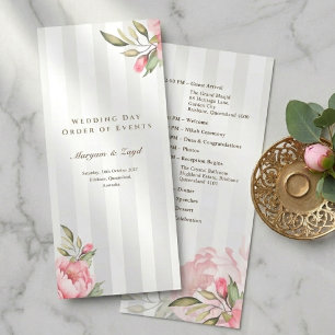 Programme de Nikah islamique Fleurs de Paeonie à