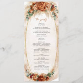 Programme de pampas bordeaux de fleurs de Terracot (Dos)