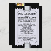 Programme de partie de film dans le billet pourpre (Devant / Derrière)