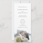 Programme de photo numérique minimaliste Mariage (Devant)