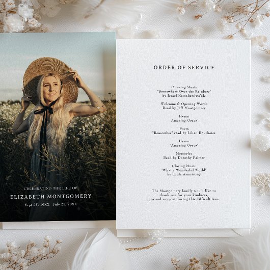 Programme de photos commémoratives de la vie