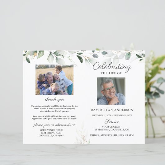 Programme de photos funéraires commémoratives de l (Debout devant)