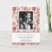 Programme de photos pour les funérailles florales  (Devant)