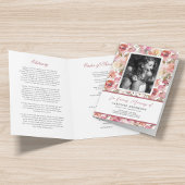 Programme de photos pour les funérailles florales