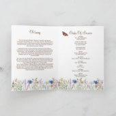 Programme de photos sur l'ordre de service funérai (Intérieur)