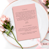 Programme de Quinceanera florale de Blush et de Bo