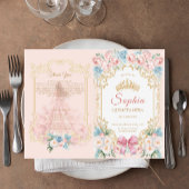 Programme de Quinceanera Florale de Bow Rose Class