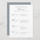 Programme de Réception de Mariage dans le Temps en (Devant / Derrière)