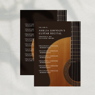 Programme de Récital de Concert de Musique Classiq