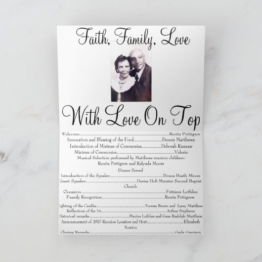 Programme de regroupement familial (Intérieur)