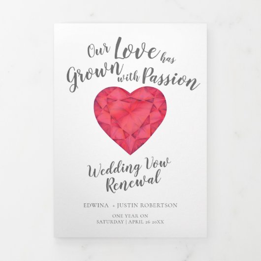 Programme de renouvellement de la voyelle mariage  (Page de couverture)