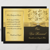 Programme de renouvellement de Vow mariage - COURR (Devant / Derrière)