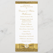 Programme de renouvellement de Vow pour l'annivers (Devant)