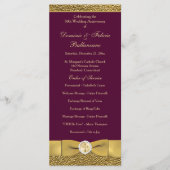 Programme de renouvellement du Vow pour l'annivers (Devant)