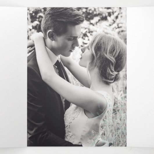 Programme de renouvellement mariage papillons aqua (Intérieur au milieu)