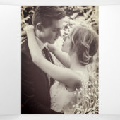 Programme de renouvellement mariage papillons rose (Intérieur au milieu)