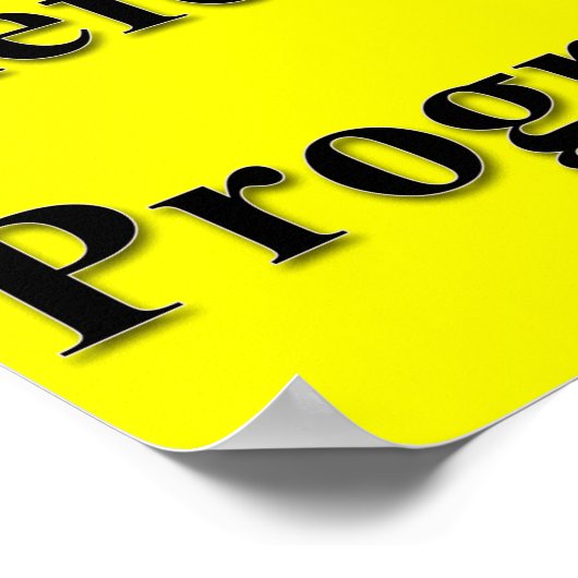 Programme de renvoi Poster Matte (Coin)