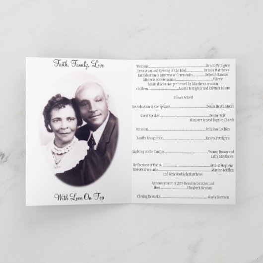 Programme de réunion familiale verticale (Intérieur)