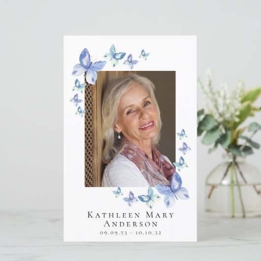 Programme de service commémoratif de photos pour p (Debout devant)