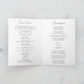 Programme de service de photo commémorative chréti (Intérieur)