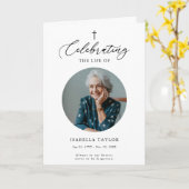 Programme de service de photo commémorative Christ (Fleur jaune)