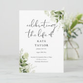 Programme de service funèbre mémorial de verdure  (Debout devant)