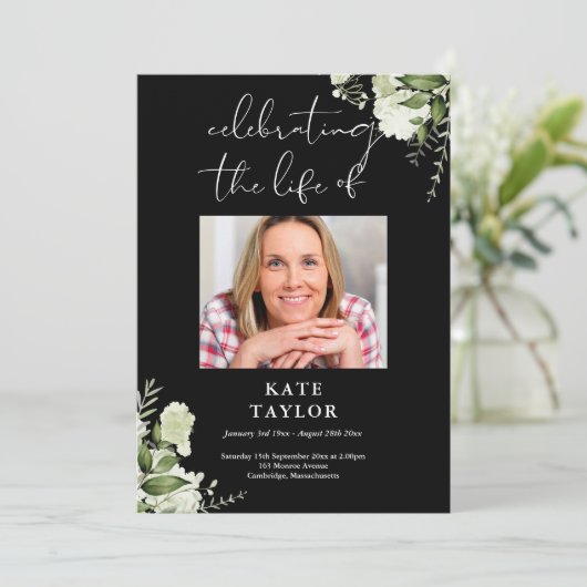 Programme de service funèbre mémorial de verdure  (Debout devant)