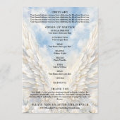 Programme de service funéraire à ailes d'ange (Dos)