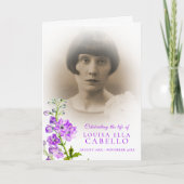 Programme de services funéraires photos de delphin (Devant)