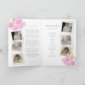 Programme de services funéraires photos de fleurs (Intérieur)