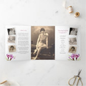 Programme de services funéraires violet crocus wat (Intérieur)